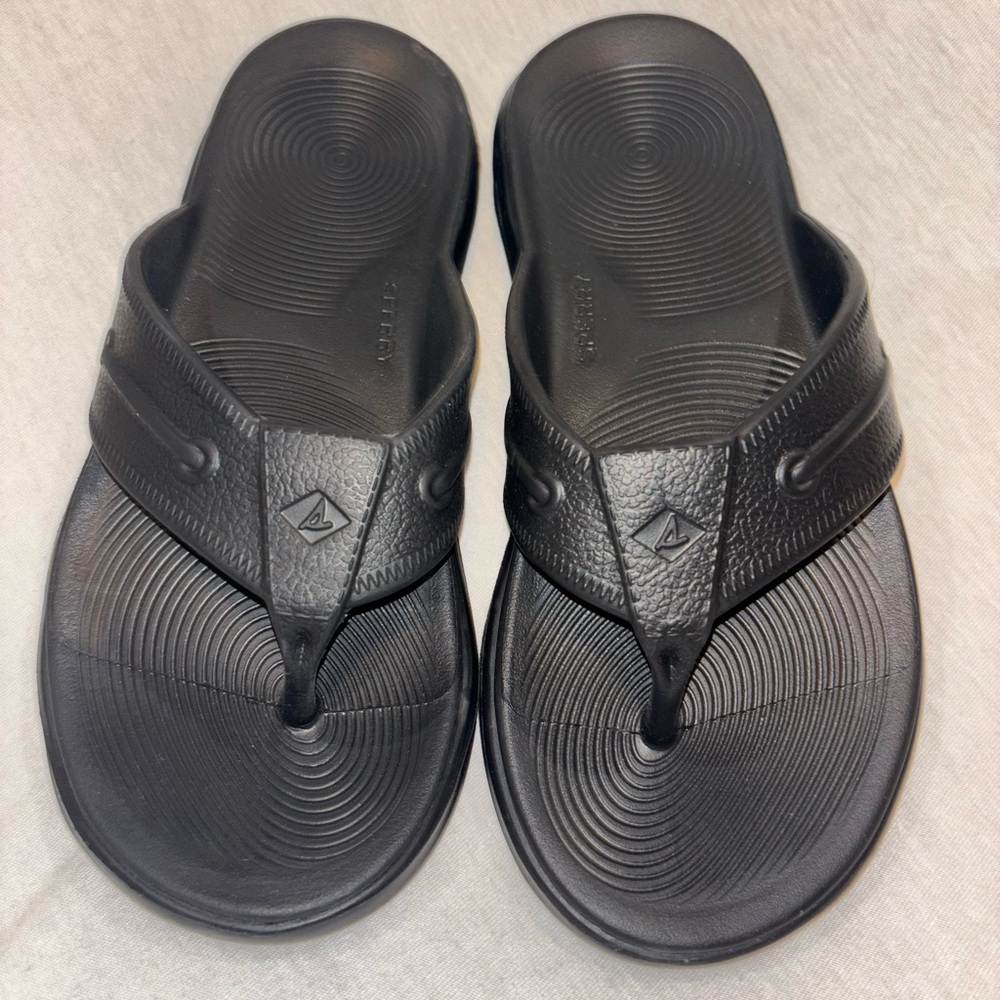 Sperry Flip Flops Women’s Size 8 – Black – New